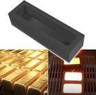 2kg Graphite Ingot Mold For Melting Casting Refining Gold Silver Brass Metal