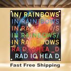 Radiohead In Rainbows 4 x4  Banner Album Cover Art Fabric Poster Flag Tapestry