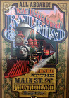 Rare Walt Disney World Railroad Main St Frontierland 31  X 44  Canvas Art Print