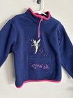 Vintage Tinkerbell  Youth Girls Size 4 Blue Fleece Long Sleeve Disney Classics