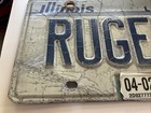 Vintage Illinois Land Of Lincoln License Plate Ruger 2 Collectible