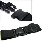 Luggage Straps To Add A Bag - 4 Straps  Black - Adjustable  Buckle To Add   Carr