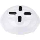 2pcs Magnetic Microwave Anti Splatter Cover Plate Guard Lid With Steam Vent