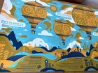 Rare Bottlerock 2015 Ap 3 Poster Uncut Triptych Napa Valley Ca Avett Brothers
