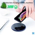 Wireless Phone Charger 30w Pad Dock Fast Charge For Iphone Samsung Universal