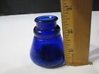 Antique Ink Bottle Cobalt Blue Pontil Mark 87 On Bottom Rare
