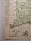 1937 Antique Rhode Island Authentic Old Atlas Map - Rand Mcnally World Atlas