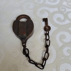 Vintage Board Of Education Brass Padlock Lock With Key