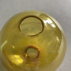 Vintage Mini Amber Lightning Rod Globe