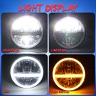 7 inch Round Led Headlight High-low Beam For Chevrolet Chevy Ii nova 1969-79 Drl
