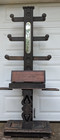 Antique 1880s Rich   s Connoisseur Gallery Oak Hall Tree
