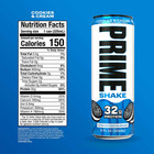 Prime 32g Protein Ultra-filtered Milk Shake  Cookies And Cream  11 Fl  Oz  12 Pk