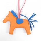 Authentic Hermes Rodeo Bag Charm Mm 071997ca  260-007-970-4403
