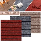 5-50pcs Self Adhesive Carpet Floor Tiles 12  X 12  Peel   Stick Diy Flooring