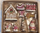 Gingerbread Figurine Set Hobby Lobby Christmas North Pole Bakery Village 9 Pc