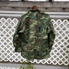 Vintage 60s Us Army Jungle Jacket Medium Reg Erdl Camo Wind Poplin Vietnam War
