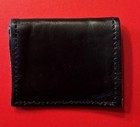 Black Leather Duty Belt Protective Glove Case Pouch Holder Admin Used