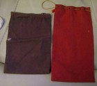 Lot 2 Vtg Money Deposit Bank Bags Coin Cash Canvas Branson Mo Berryville Ar