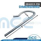 4 Pcs Heavy Duty 3  R Pin Stainless Steel Fasteners Canopy Frame Tent Fitting