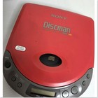Rare Sony Discman D-120 Red Portable Cd Player Vintage Used