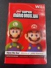Instruction Manual Booklet For Nintendo Wii New Super Mario Bros Authentic Qty 1