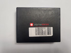 Alpine Swiss Mens Rfid Blocking Leather Bifold Wallet - Flip Id Window Black New