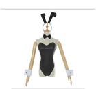 Rascal Does Not Dream Of Bunny Girl Sakurajima Mai Black Dress Waitress Costume