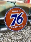 Antique Vintage Old Style 76 Gas Oil Service Station Sign 
