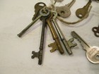 Vintage Lot Skelton Keys   Clock Keys  Cabinet Keys  Flat Keys   Car Keys  more