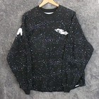 Disney Spirit Jersey Star Wars Mens Xl Black All Over Print Long Sleeve