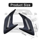 Pack-2 Car Hood Scoop Vent Decorative Cover  Universal Air Flow Intake Ventil   