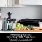 Ninja Neverclog Cold Press Juicer Jc151 Gray Pulp Control Bpa-free Very Good
