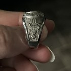 1970s Mcdonalds Qsc Employee Service Award Stainless Steel Ring Size 6 75