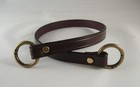 1  Cowhide Leather Handbag Purse Replacement Strap Handle  W snap Rings 4 Colors