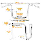 14  Ape Hanger Handlebar Kit For Harley Flstc Heritage Softail Non-abs