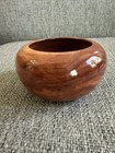 Handcrafted Turned Wooden Bowl  Made From Eucalyptus Wood  5   x 2    