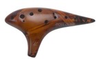 Premium 12-hole Ocarina Flute Made From Ceramic In Alto C With Carrying Case