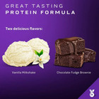 Pro Series 100  Mass Gainer Protein Powder  Chocolate Fudge Brownie  5 15 Lbs