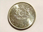 Morocco 1965 1384 5 Dirham Silver Unc Coin