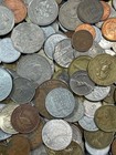 Huge Bulk Mixed Lot Of 100 Assorted Foreign Coins From Around The World 