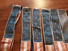 9 Vintage Patriotic Baldric Parade Sash Lot Stilz Co 1940s 1950s America 250 