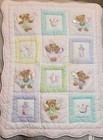 Tiddliwinks Pink Bear Girls Crib Bedding Set W  Quilt  Skirt  Sheets  Mobile 