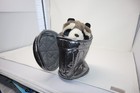 Folkmanis Raccoon In Garbage Can Puppet Plush