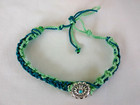 Anklet Charmed Barefoot Sandal  8-14  Adj Bracelet Boho Jewelry Usa Seller New