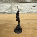 Vintage Hindu Shiva Nataraja Dancing Statue Brass bronze Figure India 3 5 Inch