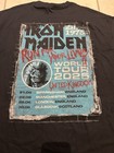 Official Iron Maiden Run For Your Lives World Uk Tour 2025 Shirt Xl