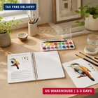 Beautiful Watercolor Paper Workbook Set For Beginners With Paint Included   Rela