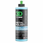 3d Metal Polish Heavy Duty For Aluminum Chrome Brass Copper Silver 16oz
