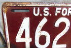Vintage U s  Forces In Germany 1960 License Plate