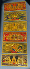 Disney Gold Foil Banknote Set  6pcs  Mickey  Minnie  Daisy  Donald  Goofy  Pluto